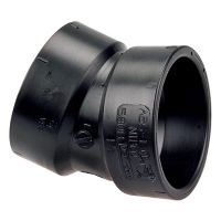 Codo de 22 1/2 grados de 2" en Plastico - Hembra