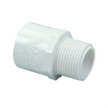 Adaptador Macho S x M en PVC 1 1/4'