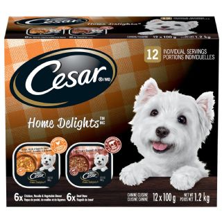Cesar® - Home Delights Beef Stew and Chicken, Noodle & Vegetable