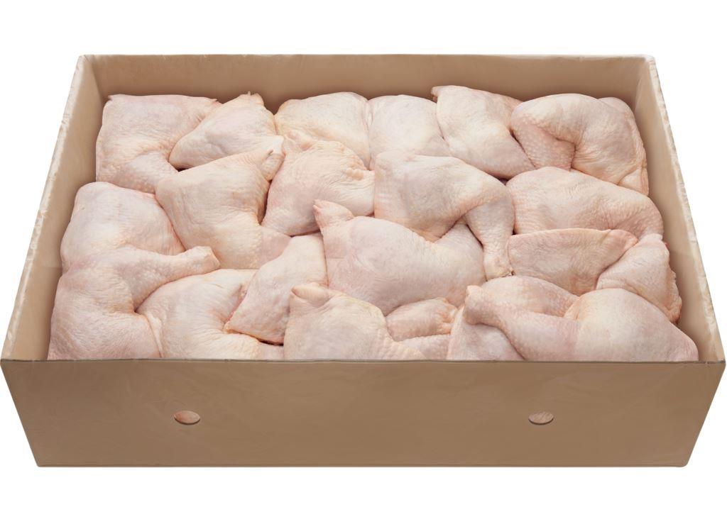 Caja de Pollo en Cuartos