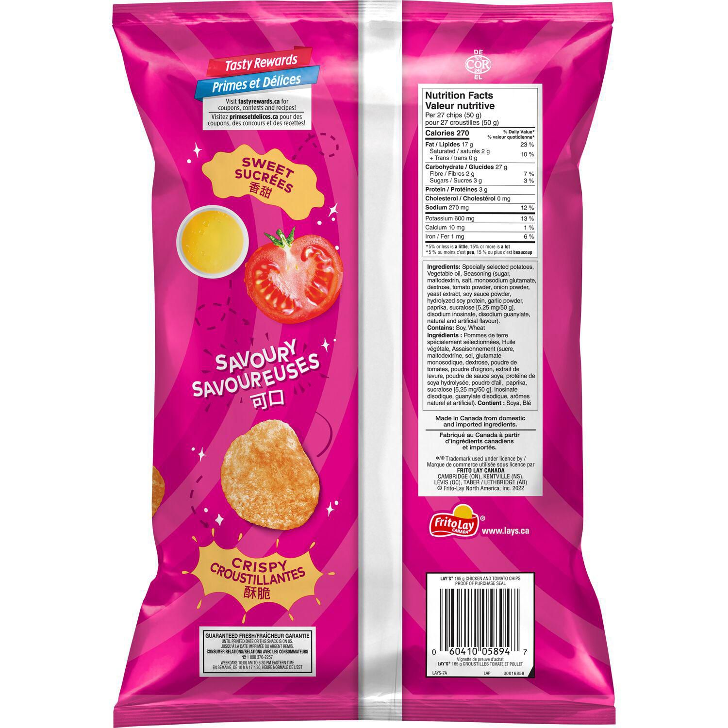 Lay's Pollo y Tomate