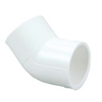 Codo de 45 grados en PVC de 2"