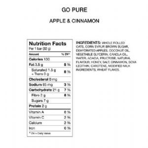 Apple & Cinnamon Oat Bars