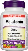 Webber Naturals® - Melatonin Quick Dissolve.