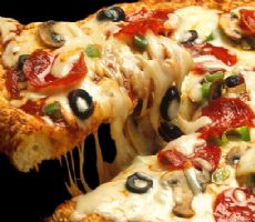 Pizza Loca - Familiar 4 Quesos y Jamón