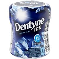 Dentyne Ice - Peppermint, Sugar Free Gum, 1 Bottle (60 pieces)