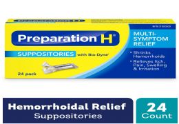 Preparation H® - Suppositories 24 pack.